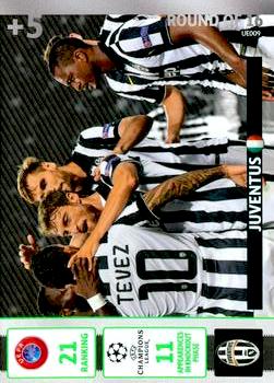 2014-15 Panini UCL Adrenalyn XL Update #UE009 Juventus