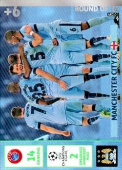 2014-15 Panini UCL Adrenalyn XL Update #UE010 Manchester City