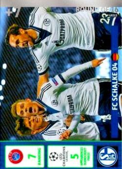 2014-15 Panini UCL Adrenalyn XL Update #UE015 Schalke 04