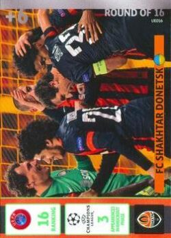 2014-15 Panini UCL Adrenalyn XL Update #UE016 Shakhtar Donetsk