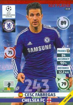 2014-15 Panini UCL Adrenalyn XL Update #UE108 Cesc Fabregas