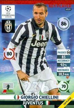 2014-15 Panini UCL Adrenalyn XL Update #UE109 Giorgio Chiellini