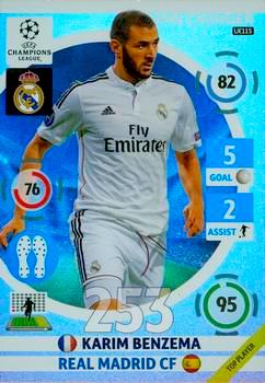 2014-15 Panini UCL Adrenalyn XL Update #UE115 Karim Benzema