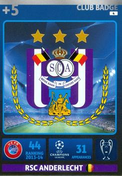 2014-15 Panini UCL Adrenalyn XL #004 Anderlecht Club Badge