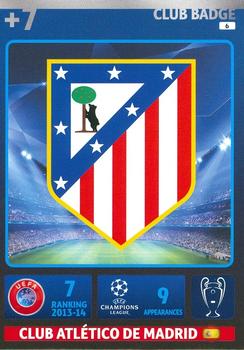 2014-15 Panini UCL Adrenalyn XL #006 Atletico Madrid Club Badge