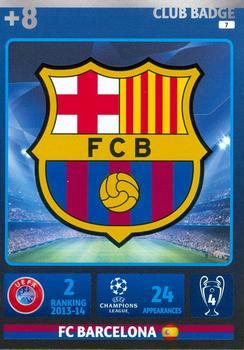 2014-15 Panini UCL Adrenalyn XL #007 FC Barcelona Club Badge