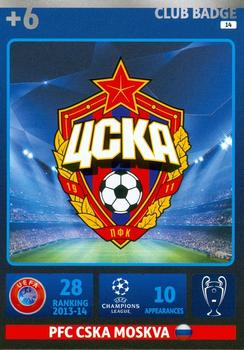 2014-15 Panini UCL Adrenalyn XL #014 CSKA Moscow Club Badge