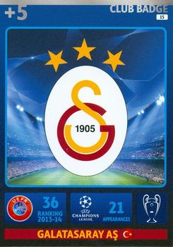 2014-15 Panini UCL Adrenalyn XL #015 Galatasaray Club Badge