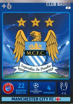 2014-15 Panini UCL Adrenalyn XL #019 Manchester City Club Badge