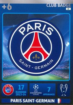 2014-15 Panini UCL Adrenalyn XL #022 Paris Saint-Germain Club Badge