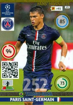 2014-15 Panini UCL Adrenalyn XL #273 Thiago Silva