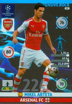 2014-15 Panini UCL Adrenalyn XL #282 Mikel Arteta