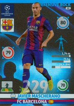 2014-15 Panini UCL Adrenalyn XL #285 Javier Mascherano