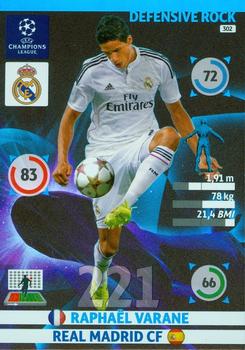 2014-15 Panini UCL Adrenalyn XL #302 Raphaël Varane