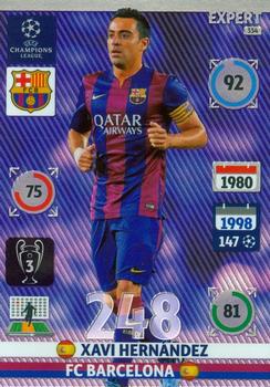 2014-15 Panini UCL Adrenalyn XL #334 Xavi Hernandez