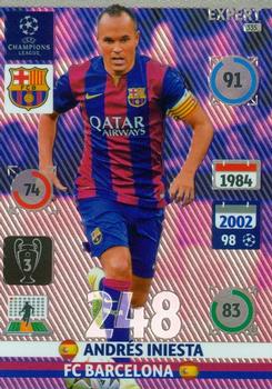 2014-15 Panini UCL Adrenalyn XL #335 Andrés Iniesta