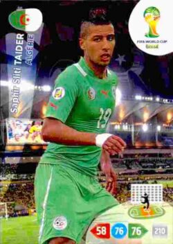 2014 Panini FIFA World Cup Brazil Adrenalyn XL #004 Saphir Taider