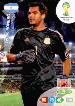 2014 Panini FIFA World Cup Brazil Adrenalyn XL #008 Sergio Romero