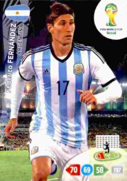 2014 Panini FIFA World Cup Brazil Adrenalyn XL #009 Federico Fernandez