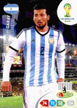 2014 Panini FIFA World Cup Brazil Adrenalyn XL #010 Ezequiel Garay