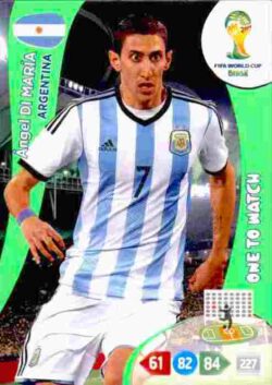 2014 Panini FIFA World Cup Brazil Adrenalyn XL #013 Ángel Di María