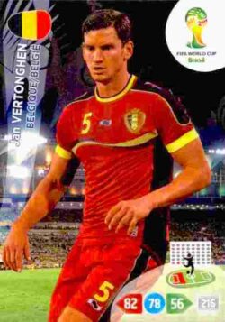 2014 Panini FIFA World Cup Brazil Adrenalyn XL #027 Jan Vertonghen