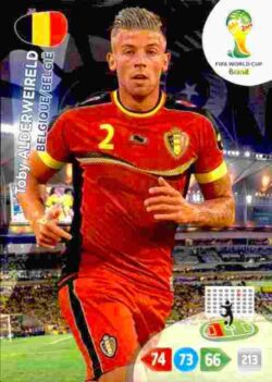 2014 Panini FIFA World Cup Brazil Adrenalyn XL #028 Toby Alderweireld