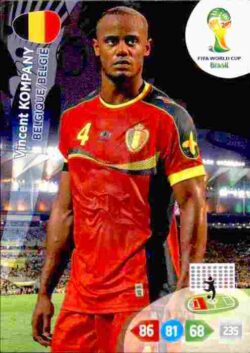 2014 Panini FIFA World Cup Brazil Adrenalyn XL #029 Vincent Kompany