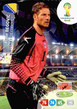 2014 Panini FIFA World Cup Brazil Adrenalyn XL #038 Asmir Begovic