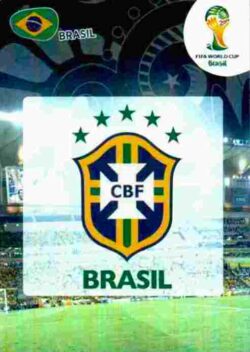 2014 Panini FIFA World Cup Brazil Adrenalyn XL #046 Brazil Country Badge