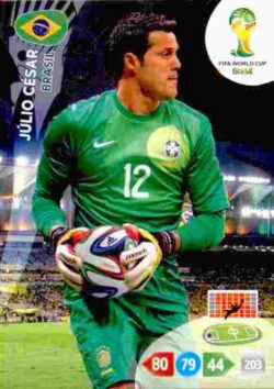 2014 Panini FIFA World Cup Brazil Adrenalyn XL #047 Julio Cesar