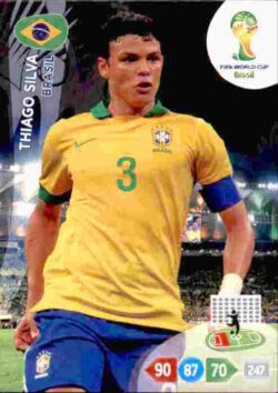 2014 Panini FIFA World Cup Brazil Adrenalyn XL #051 Thiago Silva