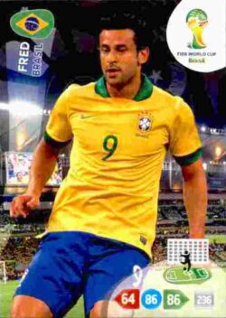 2014 Panini FIFA World Cup Brazil Adrenalyn XL #058 Fred