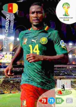 2014 Panini FIFA World Cup Brazil Adrenalyn XL #062 Aurélien Chedjou