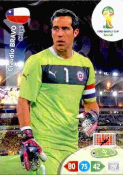 2014 Panini FIFA World Cup Brazil Adrenalyn XL #068 Claudio Bravo