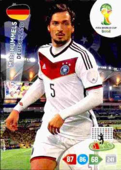 2014 Panini FIFA World Cup Brazil Adrenalyn XL #106 Mats Hummels