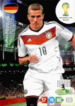 2014 Panini FIFA World Cup Brazil Adrenalyn XL #115 Lukas Podolski