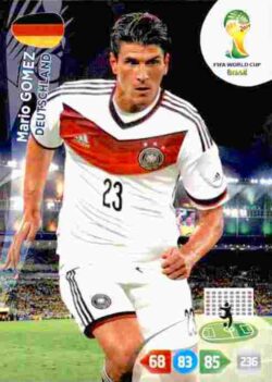 2014 Panini FIFA World Cup Brazil Adrenalyn XL #117 Mario Gomez