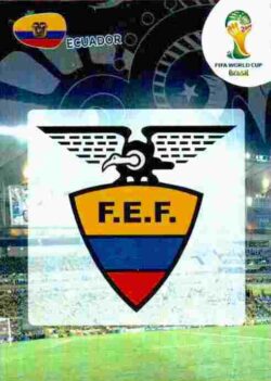 2014 Panini FIFA World Cup Brazil Adrenalyn XL #118 Ecuador Country Badge