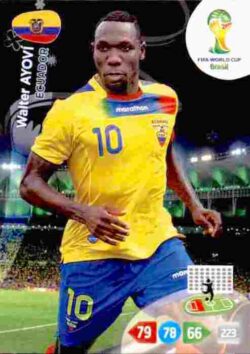 2014 Panini FIFA World Cup Brazil Adrenalyn XL #120 Walter Ayovi