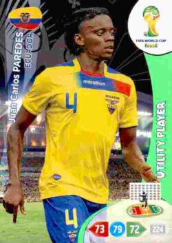 2014 Panini FIFA World Cup Brazil Adrenalyn XL #123 Juan Carlos Paredes