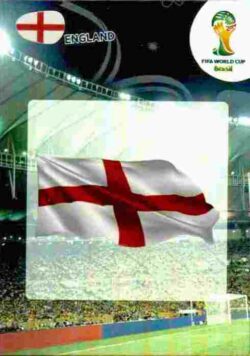 2014 Panini FIFA World Cup Brazil Adrenalyn XL #127 England Country Badge