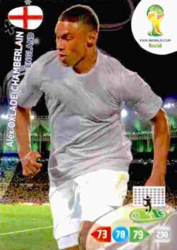 2014 Panini FIFA World Cup Brazil Adrenalyn XL #138 Alex Oxlade-Chamberlain