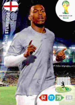 2014 Panini FIFA World Cup Brazil Adrenalyn XL #141 Daniel Sturridge