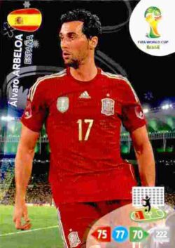 2014 Panini FIFA World Cup Brazil Adrenalyn XL #144 Alvaro Arbeloa