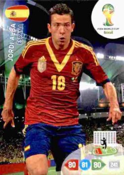 2014 Panini FIFA World Cup Brazil Adrenalyn XL #145 Jordi Alba