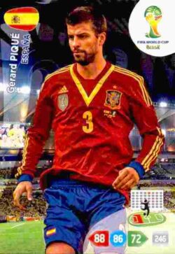 2014 Panini FIFA World Cup Brazil Adrenalyn XL #146 Gerard Piqué