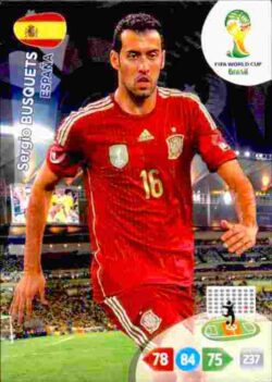 2014 Panini FIFA World Cup Brazil Adrenalyn XL #148 Sergio Busquets