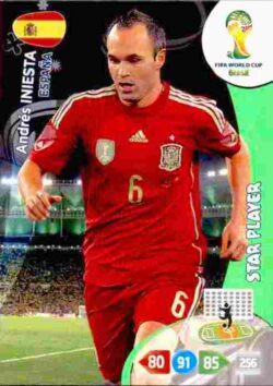 2014 Panini FIFA World Cup Brazil Adrenalyn XL #150 Andres Iniesta