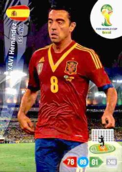 2014 Panini FIFA World Cup Brazil Adrenalyn XL #153 Xavi Hernandez